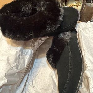 Sorel Black Fur-Lined Winter Boots